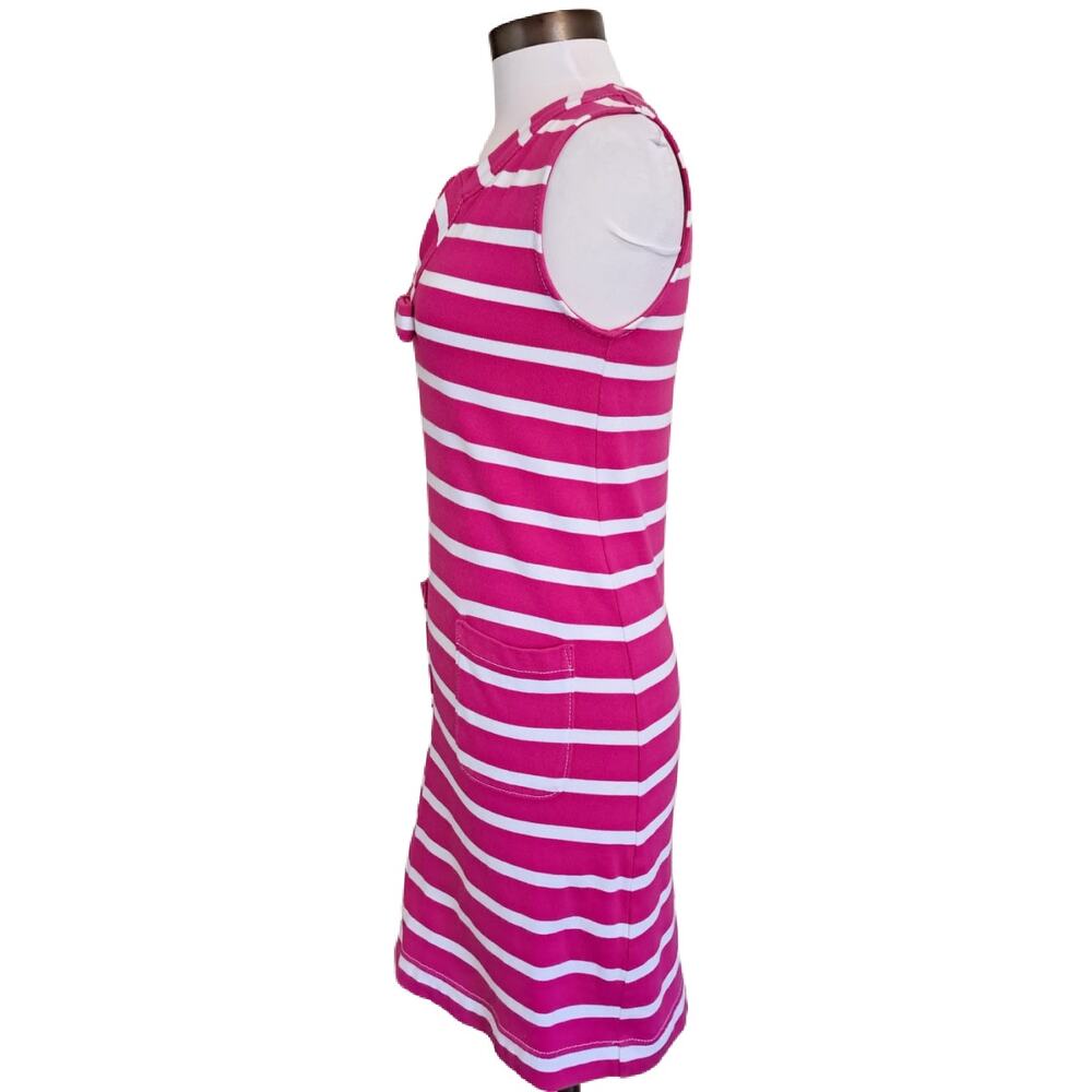 Kate Spade Tropez Striped Sleeveless Mini Dress Rio Pink & White Small - Picture 4 of 10